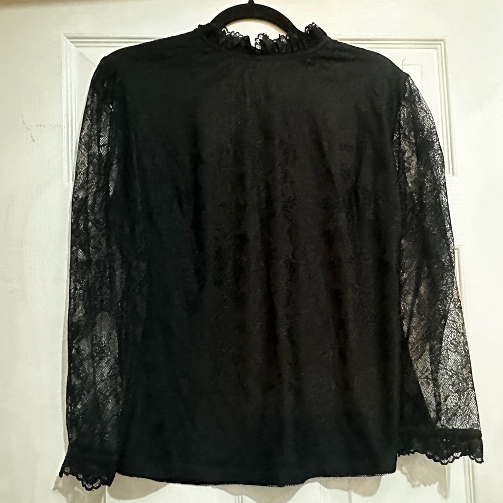 Artistique Top in Black Lace - Vixen by Micheline Pitt